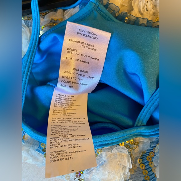 Revolution Dancewear Ballet Costume SZ MC - Picture 9 of 10